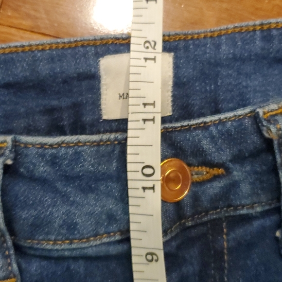 "Distressed" Madison High Rise Crop - Picture 15 of 16